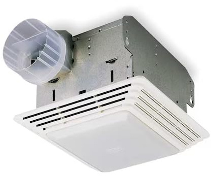 SOUTHRO Ceiling Ventilator, 84 cfm, 120V AC, With Light, Mfr: HD80L-A