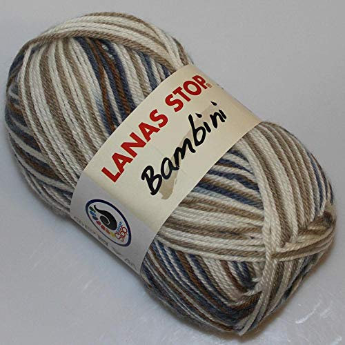 Lanas Stop Bambini Bedrucktes Jeansgarn Cod. 227