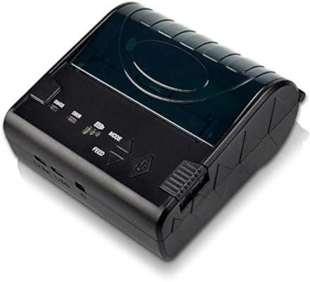 NETUM Impresora térmica inalámbrica de Recibos Bluetooth de 80 mm, Mini Impresora POS de 3 Pulgadas Compatible con Android/iOS/PC/Windows/Linux NT-8003 (Impresora Bluetooth de 80mm)