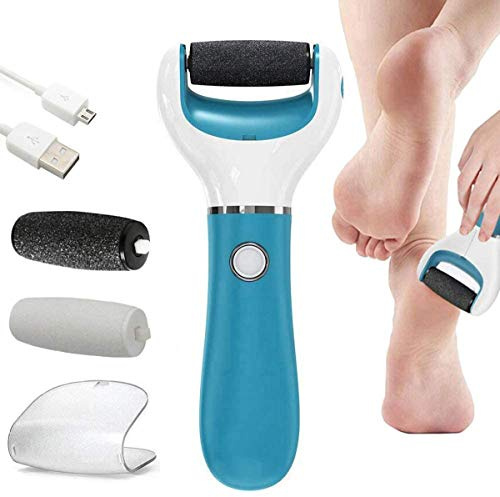 MIAOZHANG Pédicure Électrique Épilateur De Callosités Professional Râpe À Pieds pour Peaux Dures Électrique Anti-Callosité Portable Rechargeables Râpe Electrique,B