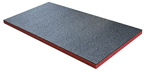 Shadow Foam Medium Sheet 1000mm x 500mm (Red, 30mm) | Cut & Peel Custom Foam Insert for Tool Box Organisation, Flight Cases, Drawer Liners, DIY Projects & Professional Tool Storage Systems