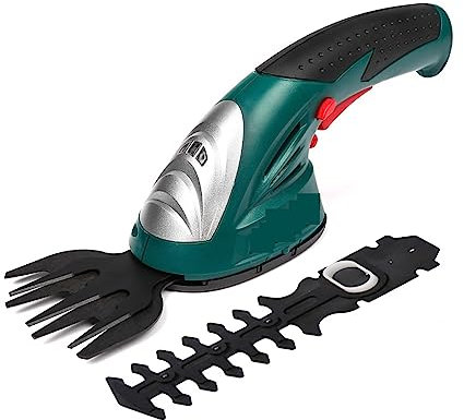 Maquina cortadora de césped, Recortadora de setos de Hierba inalámbrica de 7,2 V, batería 2 en 1 Recargable, Herramienta de jardín inalámbrica