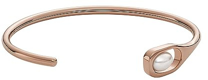 Skagen Damen Edelstahl und Halbedel mit Manschette Armreif