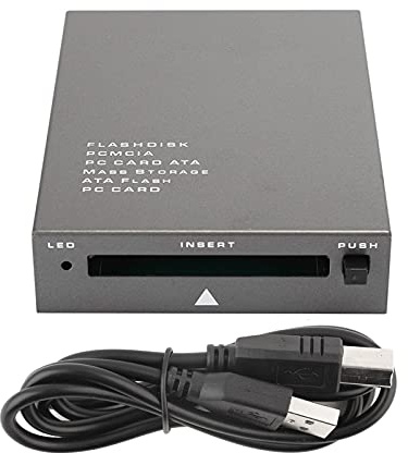 Lecteur de Carte PC USB2.0 Prise en Plug and Play Haute Vitesse Carte Mémoire 20 Mo 20 Go, Transmission Stable, Voyant Bleu, Utilisation Pratique pour PC