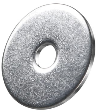 BOUMVID Unterlegscheiben Edelstahl, M3 x 13mm 100 Stück Unterlegscheibe Beilagscheiben 304 A2 V2A, Karosseriescheiben Große DIN9021 / ISO7093, Metallscheiben für Gewindestange & Muttern & Schrauben
