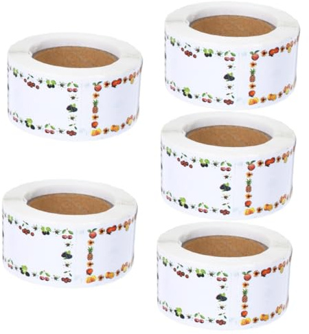 DIYEAH 1250pcs Unisex Clothing School Supplies Labels Bottle Labels for Daycare Name Stickers