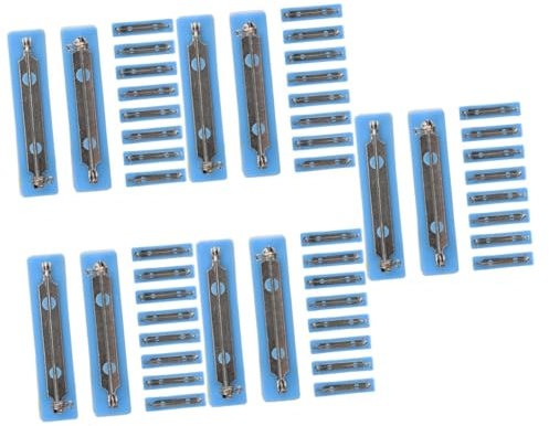STOBOK 50stücke Selbstklebende Sicherheitsnadeln Für Namensschilder Multifunktionale Anstecknadeln Für Bastelprojekte Robuste Broschen-nadeln Für Kreative Anwendungen