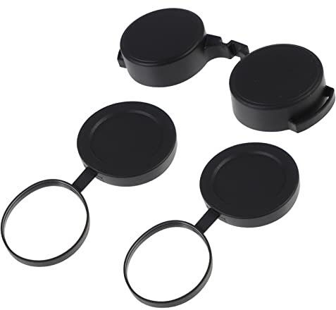 PHENOFICE 3pcs Rubber Objective Lens Covers for Binoculars Compact and Sturdy Protective Caps Suitable for Hiking and Birdwatching
