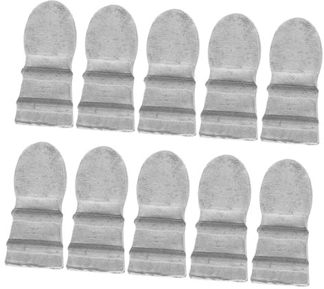 GLEAVI 10pcs Steel Handle Wedge Hammer Handle Reinforced Safety Hammer Hinge Woodworking Tool Accessory