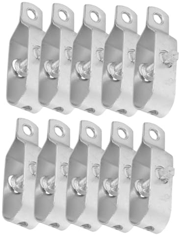 Toddmomy 10pièces Tendeur de Corde Acier Tendeur de Câble Robuste Lot de Fil Métallique pour Clôture Usage Extérieur Pratique