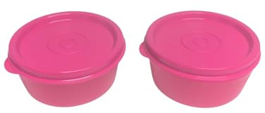 Tupperware Smidgets - Contenitore piccolo da 90 ml, con coperchio da 90 ml, 2 pezzi, colore: rosa