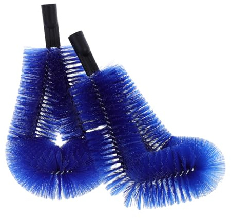 SEWOART 2piezas Cabezal De Cepillo Para Tuberías De Limpiador De Canalones Azul Herramienta De Limpieza Para Quitar Canalones De Techo