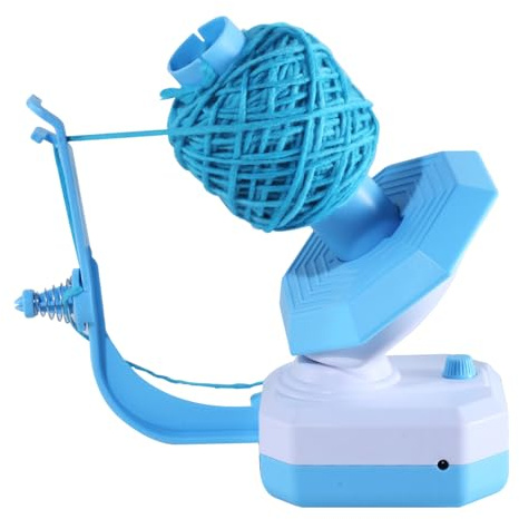 YUMILI Avvolgitore elettrico per filati, organizer automatico per gomitoli di filato e strumento di avvolgimento alimentato tramite USB, per gli amanti dell'uncinetto e del lavoro a maglia