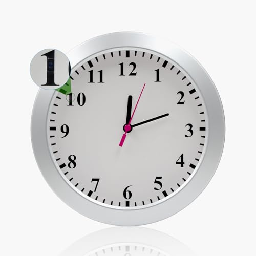 heygocam Security Camera, Hidden Camera Clock, No WiFi, Spy Camera Wall Clock, FHD 1080P Nanny Cam with Motion Detection, Loop Recording for Pet Baby Indoor Surveillance