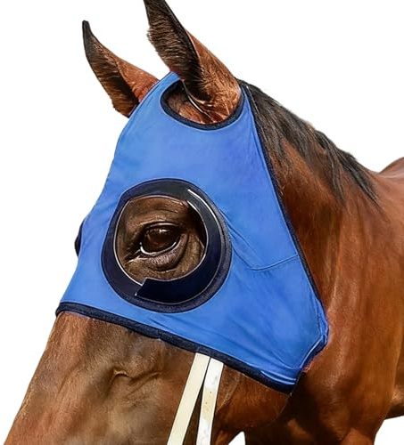 Blinder für Pferde, luftdurchlässig, atmungsaktiv, Netz-Blinker, Augenabdeckung, für Pferdesport, Wettkampftraining, Outdoor, Reiten, Pferdesport