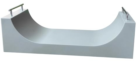 harayaa Finger Skateboard Ramp Mini Skateboard Park Ramp Spielzeug Finger Board Ramp DIY Rampenbausatz Stabile PP Konstruktion Zubehör für Anfänger Fortgeschr, U Ramp