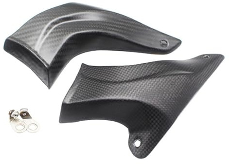 Condotti aria raffreddamento pinza Sistema Raffreddamento Ad Aria Per Sistema Frenante Per Moto Adatto Per Suzuki GSXR 1000, GSXR 600 E 750 Condotti In Fibra Carbonio Kit Montaggio(Matte Plain)