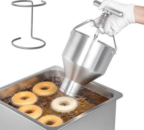 Distributeur de beignets avec support, épaisseur réglable, facile à utiliser pour la pâtisserie domestique et commerciale