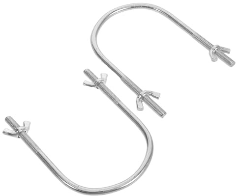 ARTSEWPLY Base Gancio Puleggia per Riscaldatore a Olio 2 Pezzi Supporto Ruote Girevoli a U Compatibile per Radiatori Elettrici, Accessorio Ricambio per Spostamento Facile in Casa e