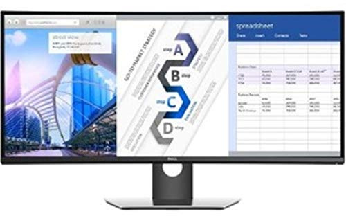 Dell U3419W 34.14 Widescreen IPS LED Black/Silver Curved Multimedia Monitor (3440x1440/5ms/2xHDMI/1xDP/USB-C)