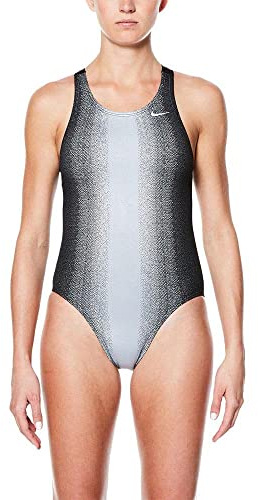 Nike PW F Ness8050 28 001 Black Costume da Bagno da Donna, Donna, Costume da Bagno, NESS8050, Nero, 28