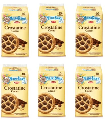 60x Mulino Bianco Kuchen Crostatina Cacao schokoriegel Schokolade kekse Kakao 40gr