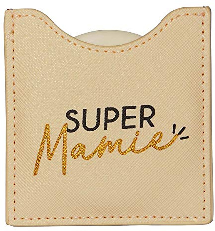 Draeger – Espejo Redondo de Bolsillo para Llevar a Cualquier Parte cumpleaños o Cualquier ocasión. Tamaño: 8,5 x 8 cm.