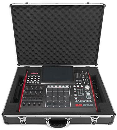 Analog Cases Unison Case für Akai MPC X, Robuster Equipmentkoffer für DJs (Wasserfest, maßgeschneiderter Schaumstoffeinsatz, Kabelaufbewahrungsfächer, sicherer Transport), Schwarz
