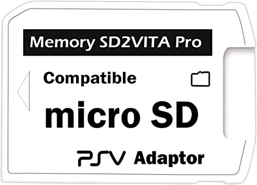 Grapelet SD2Vita Pro 5.0 Adapter für PSVITA Micro SD Speicherkarte von PS Vita 3.60 Henkaku, vollständige Abdeckung