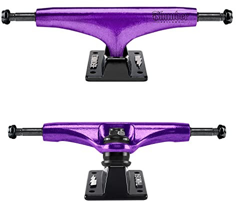 Thunder Skateboard Trucks Hollow Lights Metallic Script Purple 147 (20,3 cm) Paar