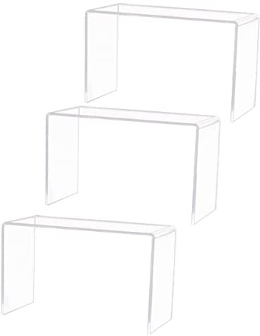 Angoily 3stücke -Display-ständer Transparent U-förmig Für Schuhe Spielzeug Kosmetik Organizer Vitrinenständer Präsentationseffekt