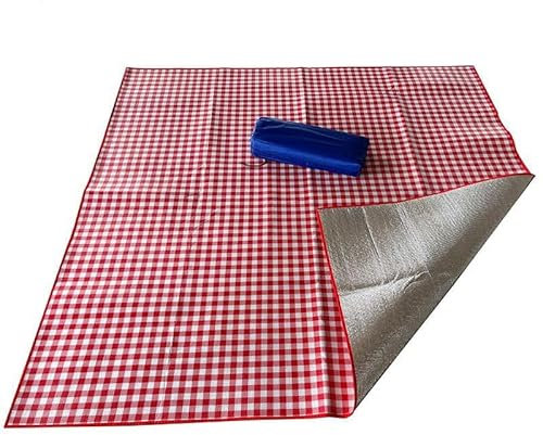 Wasserdichte, langlebige Picknickdecken for die Familie im Freien, faltbare, sanddichte Strandmatte for Kinderspielplatz, Camping, Park, Wandern, Gras, Reisen ( Color : Color A , Size : 2*3m )