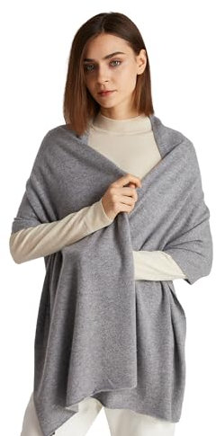 GreenMount Women's Cashmere Shawls 100% Cashmere Knit Soft Warm Winter Extra Large Scarf for Women Plant Dyeing