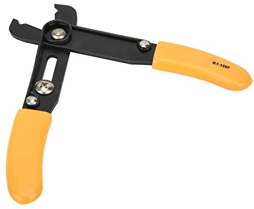 Pelacables Cortador Simple Ajustable Alicates Pelacables Herramientas Manuales 0,5‑4,0 Mm Amarillo El Hueco de Pelado Correcto Tiene un Pequeño Pelador con Deslizador Ajustable