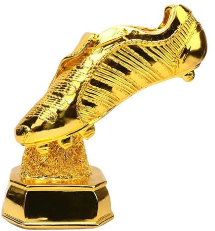 SWAYVES Trophée Des Bottes D'Or Réplique de La Coupe Du Monde de Football Trophées Chaussures D'Or Prix Des Fans Souvenirs Collectibles Ornements D'Affichaà Thème