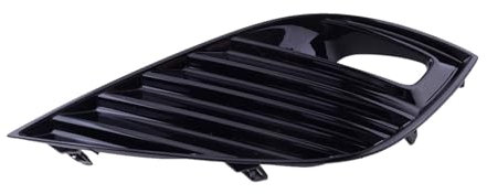 Wivplex Glänzendes Schwarz, 2 x Auto-Nebelscheinwerfer-Kühlergrill, untere Stoßstangen-Grillabdeckung, for VW, for Golf, for MK7 GTI 2014–2017 5G0853665E 5G0853666E Kühlergrills vorn