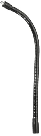 PATIKIL 12 Gooseneck, 3/8 Female to 1/4 Male Thread Metal Universal Hose Flexible Arm Gooseneck Tube Extension Holder for Action Camera, Phone, Microphone, Black