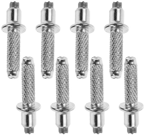 Garneck 8Er Set Wolframstahlspitzen Für Wanderstöcke Metall-Ersatzspitzen Für Trekking- Und Wanderstöcke rutschfeste Rohrspitzen Für Mehr Grip Beim Wandern Und Spaziergang