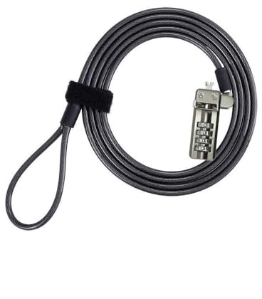 Laptoplås/stöldskyddslås/kil lås lämpligt för 3 x 5 mm litet nyckelhål