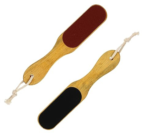 Healeved Raschietto Piedi Talloni, Rimuovi Calli e Remover, Lima Cura Piedi a Doppia Faccia 2 Pezzi, Leggera per Uso Domestico e Viaggio Colore Casuale