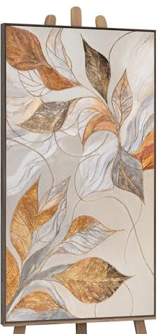 YS-Art Schöne acrylbilder Acryl Gemälde auf Leinwand mit Rahmen handgemalt Wandbild Wohnzimmer modern kraftvoll Wohndekor Bilder Büro echte Kunst 100x50 cm