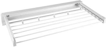 Chynalys Wandwäschetrockner Wandmontage Aluminium ABS Ausziehbar Klappbar Wand Faltbar Wäscheständer In- Und Outdoor Weiß