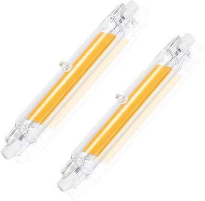 GDYOD LED Lampen,R7S 118mm | Dimmbar,Warmweiß,3000K,20W,Ersatz für 200W-Halogen Leuchtmittel,2000LM,Kein Flackern,220-240V AC/DC Energiesparlampe,360°Abstrahlwinkel,2Stück