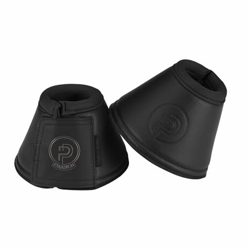 Eskadron Glocken Faux Leather Plat.25 schwarz - L
