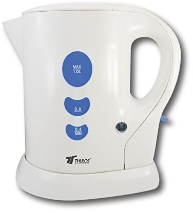 Bollitore elettrico da 1 litro con indicatore dell'acqua e arresto automatico
