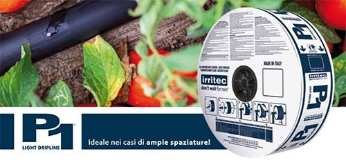 Irritec Manichetta irrigazione P1 Ø16 6mil 20cm 1,5lph - 3200 mt Metri Tubo irrigazione