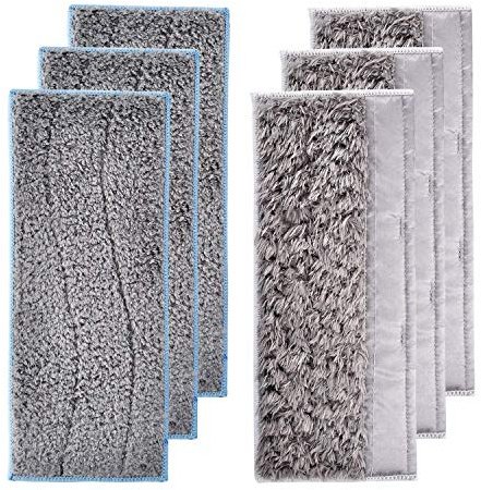 Ersatz-Wischpads für iRobot Braava Jet M6 waschbare Pads, Multi-Pack (3 feuchte Pads und 3 trockene Pads)