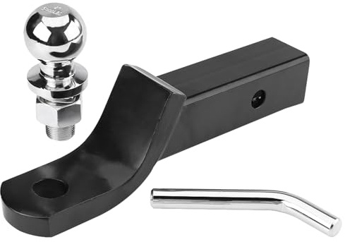Trailer Ball Mount - 2 Inch/50mm Heavy Duty Hitch Receiver With 6000lbs Capacity for Towing Towbar Caravan Truck