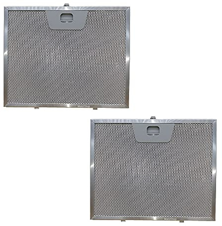 Marel Shop® - Filtri in alluminio metallici antrigrasso 2 PZ 235 x 189 mm per cappa compatibili con Faber per modelli: INCA SMART C52 - INCA SMART HIPPLUS52