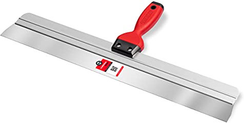 COMENSAL Flächenspachtel 600 mm - Profi Fassadenspachtel Edelstahl - Ergonomischem Griff - Rakel Spachtel - Made in EU